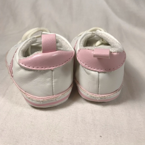 Baby Gap Girls Crib Shoe 6-12 Months Booties Bear - Picture 5 of 10